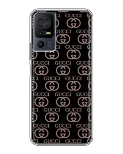 Чехол для TCL 50 5G с картинкой «Классическая монограмма Gucci»