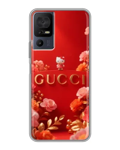 Чехол для TCL 50 5G с картинкой «Gucci — золотой сад» Чехол для TCL 50 5G с картинкой «Gucci — золотой сад»