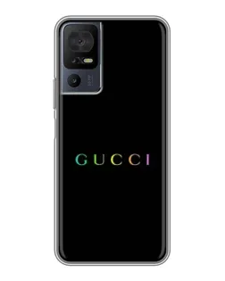 Чехол для TCL 50 5G с картинкой «Gucci — неоновый минимализм»