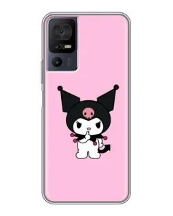 Чехол для TCL 50 5G с картинкой «Kuromi — розовая нежность»