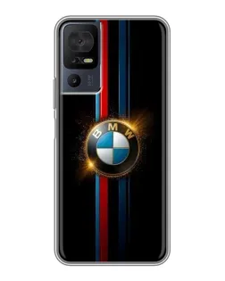 Чехол для TCL 50 5G с картинкой «BMW M-Power неон»