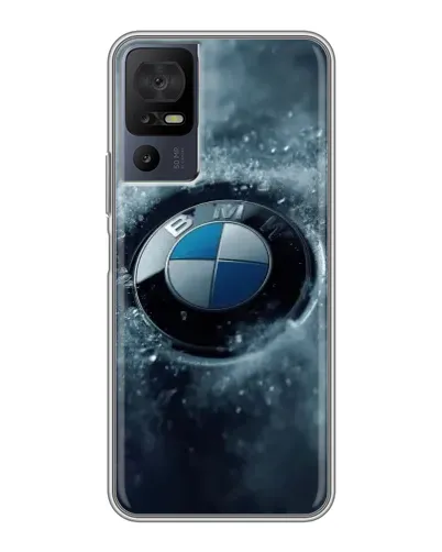 Чехол для TCL 50 5G с картинкой «Логотип BMW — лед» Чехол для TCL 50 5G с картинкой «Логотип BMW — лед»