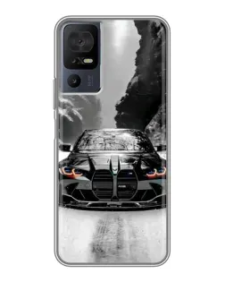 Чехол для TCL 50 5G с картинкой «BMW — акварельный дрифт»
