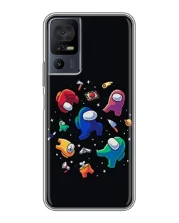 Чехол для TCL 50 5G с картинкой «Among Us космос»