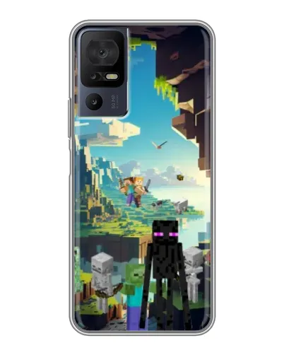Чехол для TCL 50 5G с картинкой «Эндермен в лесу» Чехол для TCL 50 5G с картинкой «Эндермен в лесу»