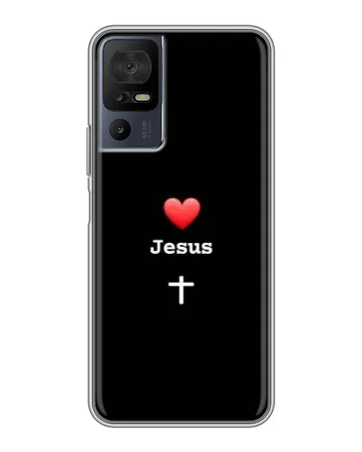 Чехол для TCL 50 5G с картинкой «Сердце - Jesus» Чехол для TCL 50 5G с картинкой «Сердце - Jesus»