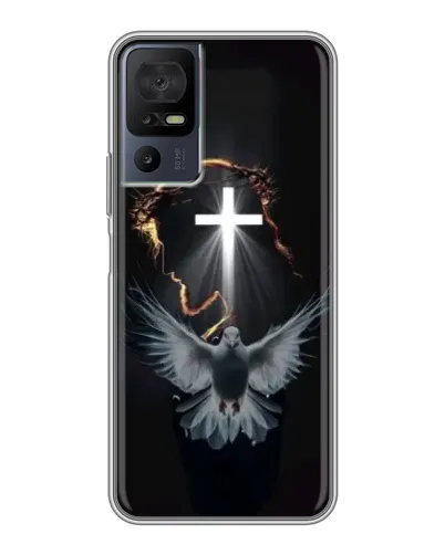 Чехол для TCL 50 5G с картинкой «Голубь и Свет» Чехол для TCL 50 5G с картинкой «Голубь и Свет»