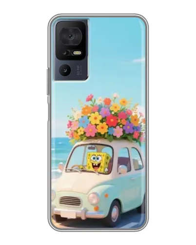 Чехол для TCL 50 5G с картинкой «Автомобильное путешествие»