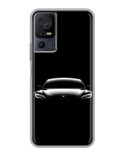 Чохол для TCL 50 5G з картинкою «Фари Tesla Night» Чохол для TCL 50 5G з картинкою «Фари Tesla Night»