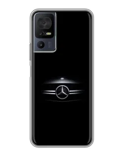 Чехол для TCL 50 5G с картинкой «Mercedes — абстрактные линии»