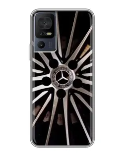 Чехол для TCL 50 5G с картинкой «Диск Mercedes»