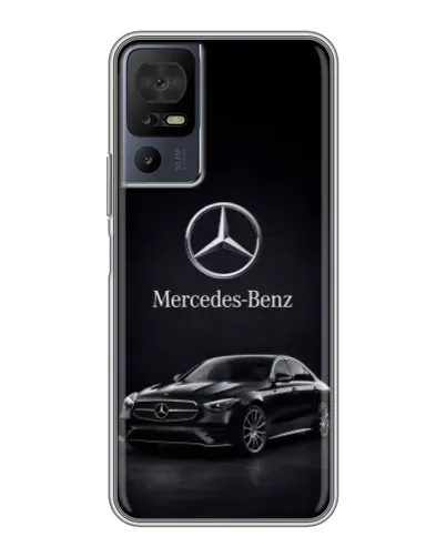Чехол для TCL 50 5G с картинкой «Mercedes — решетка радиатора» Чехол для TCL 50 5G с картинкой «Mercedes — решетка радиатора»