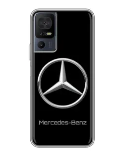 Чехол для TCL 50 5G с картинкой «Mercedes Silver Logo»