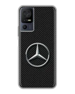 Чехол для TCL 50 5G с картинкой «Карбоновый Mercedes стиль» Чехол для TCL 50 5G с картинкой «Карбоновый Mercedes стиль»