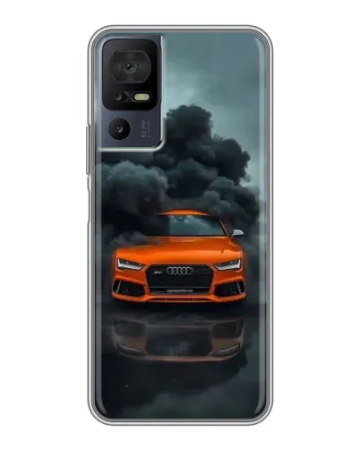 Чехол для TCL 50 5G с картинкой «Audi в облаках дыма» Чехол для TCL 50 5G с картинкой «Audi в облаках дыма»