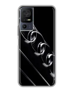 Чехол для TCL 50 5G с картинкой «Audi — абстрактные кольца»