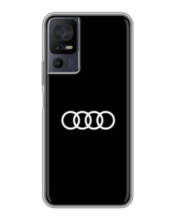 Чехол для TCL 50 5G с картинкой «Audi White Logo»