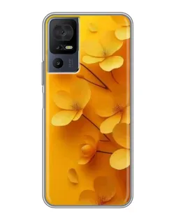 Чохол для TCL 50 5G з картинкою «Золоті пелюстки» Чохол для TCL 50 5G з картинкою «Золоті пелюстки»