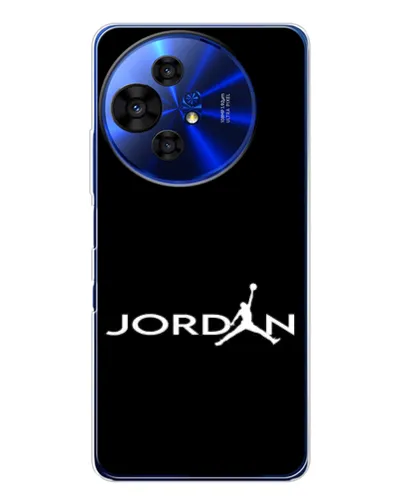 Чехол для TCL 50 NxtPaper с картинкой «Jordan White Logo» Чехол для TCL 50 NxtPaper с картинкой «Jordan White Logo»