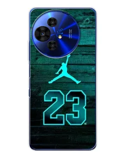 Чехол для TCL 50 NxtPaper с картинкой «Jordan Cyan 23» Чехол для TCL 50 NxtPaper с картинкой «Jordan Cyan 23»