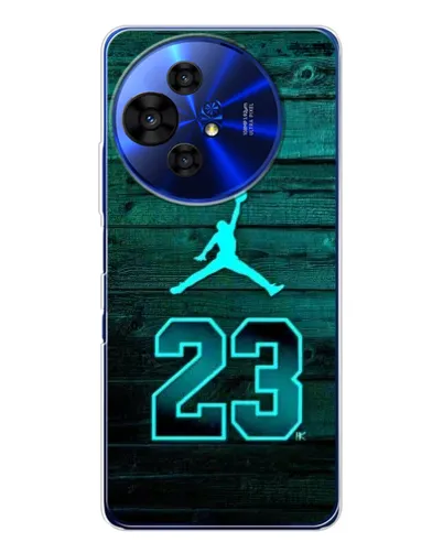Чехол для TCL 50 NxtPaper с картинкой «Jordan Cyan 23» Чехол для TCL 50 NxtPaper с картинкой «Jordan Cyan 23»