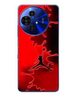 Чехол для TCL 50 NxtPaper с картинкой «Jordan Red Smoke» Чехол для TCL 50 NxtPaper с картинкой «Jordan Red Smoke»
