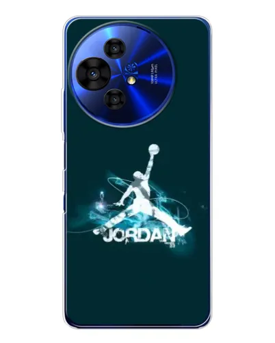 Чехол для TCL 50 NxtPaper с картинкой «Jordan Blue Fire» Чехол для TCL 50 NxtPaper с картинкой «Jordan Blue Fire»