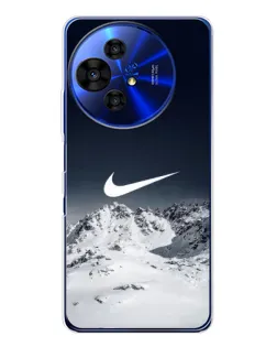 Чехол для TCL 50 NxtPaper с картинкой «Nike — зимние горы» Чехол для TCL 50 NxtPaper с картинкой «Nike — зимние горы»