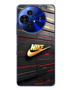 Чехол для TCL 50 NxtPaper с картинкой «Золотой Nike на металле» Чехол для TCL 50 NxtPaper с картинкой «Золотой Nike на металле»