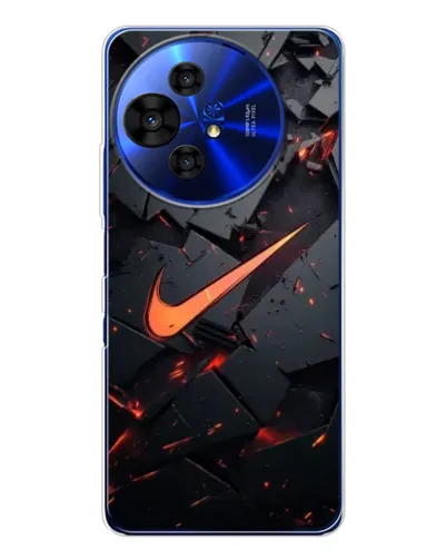 Чехол для TCL 50 NxtPaper с картинкой «Nike — эффект разломов» Чехол для TCL 50 NxtPaper с картинкой «Nike — эффект разломов»