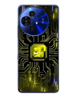 Чехол для TCL 50 NxtPaper с картинкой «Nike — золотая искра» Чехол для TCL 50 NxtPaper с картинкой «Nike — золотая искра»
