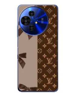 Чехол для TCL 50 NxtPaper с картинкой «Louis Vuitton — банты»