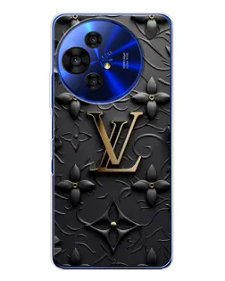 Чехол для TCL 50 NxtPaper с картинкой «Кожаная текстура LV»