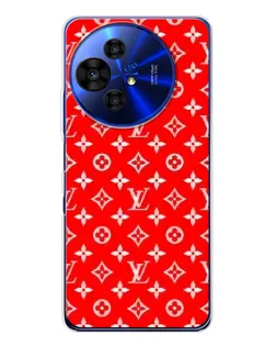 Чехол для TCL 50 NxtPaper с картинкой «Яркий паттерн LV»