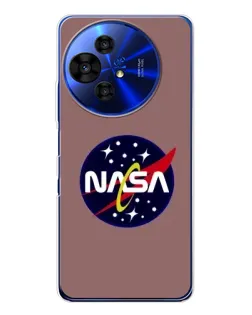 Чехол для TCL 50 NxtPaper с картинкой «NASA — ретро космос» Чехол для TCL 50 NxtPaper с картинкой «NASA — ретро космос»