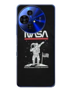 Чехол для TCL 50 NxtPaper с картинкой «NASA — шагаем по Луне» Чехол для TCL 50 NxtPaper с картинкой «NASA — шагаем по Луне»