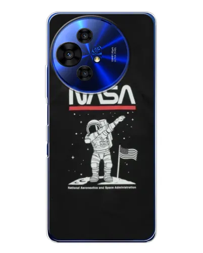 Чехол для TCL 50 NxtPaper с картинкой «NASA — шагаем по Луне» Чехол для TCL 50 NxtPaper с картинкой «NASA — шагаем по Луне»