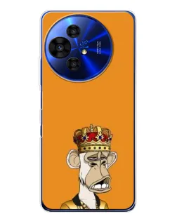 Чехол для TCL 50 NxtPaper с картинкой «Золотая обезьяна Bored Ape»