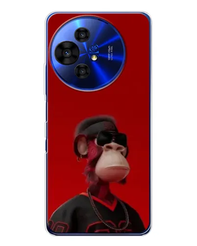 Чехол для TCL 50 NxtPaper с картинкой «Bored Ape в красном» Чехол для TCL 50 NxtPaper с картинкой «Bored Ape в красном»