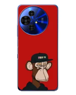 Чохол для TCL 50 NxtPaper з картинкою «Bored Ape — червоний фон» Чохол для TCL 50 NxtPaper з картинкою «Bored Ape — червоний фон»