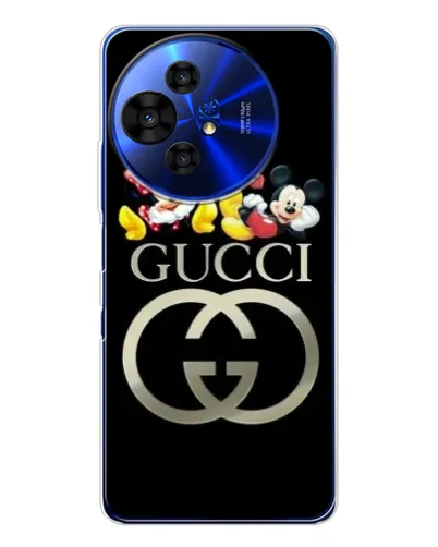 Чехол для TCL 50 NxtPaper с картинкой «Gucci — герои Disney»