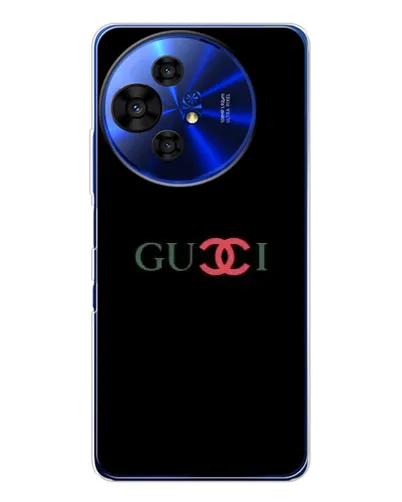 Чехол для TCL 50 NxtPaper с картинкой «Gucci — красный градиент»