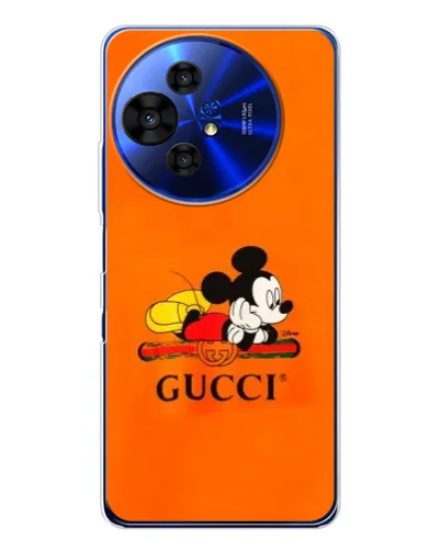 Чехол для TCL 50 NxtPaper с картинкой «Микки Маус Gucci — оранж» Чехол для TCL 50 NxtPaper с картинкой «Микки Маус Gucci — оранж»
