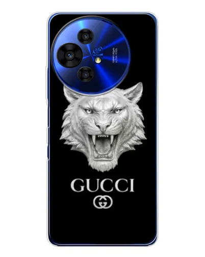 Чехол для TCL 50 NxtPaper с картинкой «Gucci — серебряный лев» Чехол для TCL 50 NxtPaper с картинкой «Gucci — серебряный лев»