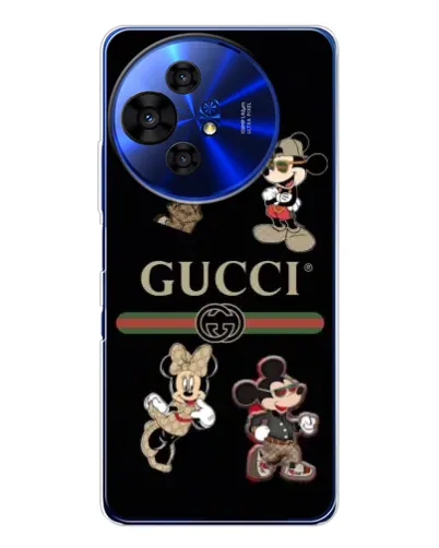 Чехол для TCL 50 NxtPaper с картинкой «Gucci — герои Disney и монограмма» Чехол для TCL 50 NxtPaper с картинкой «Gucci — герои Disney и монограмма»
