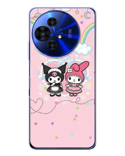 Чехол для TCL 50 NxtPaper с картинкой «My Melody и Kuromi» Чехол для TCL 50 NxtPaper с картинкой «My Melody и Kuromi»