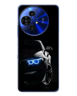 Чехол для TCL 50 NxtPaper с картинкой «BMW — ночной взгляд»
