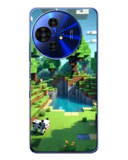 Чехол для TCL 50 NxtPaper с картинкой «Minecraft летний день» Чехол для TCL 50 NxtPaper с картинкой «Minecraft летний день»