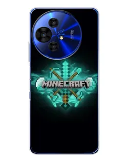 Чехол для TCL 50 NxtPaper с картинкой «Minecraft Diamond лого» Чехол для TCL 50 NxtPaper с картинкой «Minecraft Diamond лого»