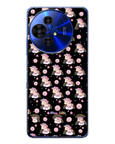 Чехол для TCL 50 NxtPaper с картинкой «Magic Unicorn паттерн»